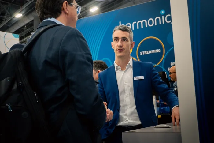Harmonic trade show photo